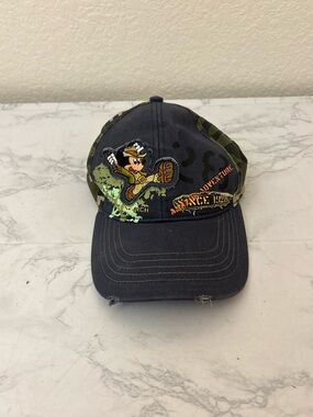 Disney Mickey Mouse Camo Distressed Baseball Boys Cap Hat Amazon Adventure